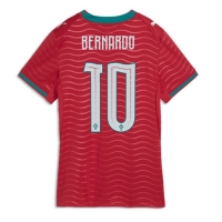 Camiseta Portugal Bernardo Silva #10 Primera Equipación Replica Mundial 2026 para mujer mangas cortas